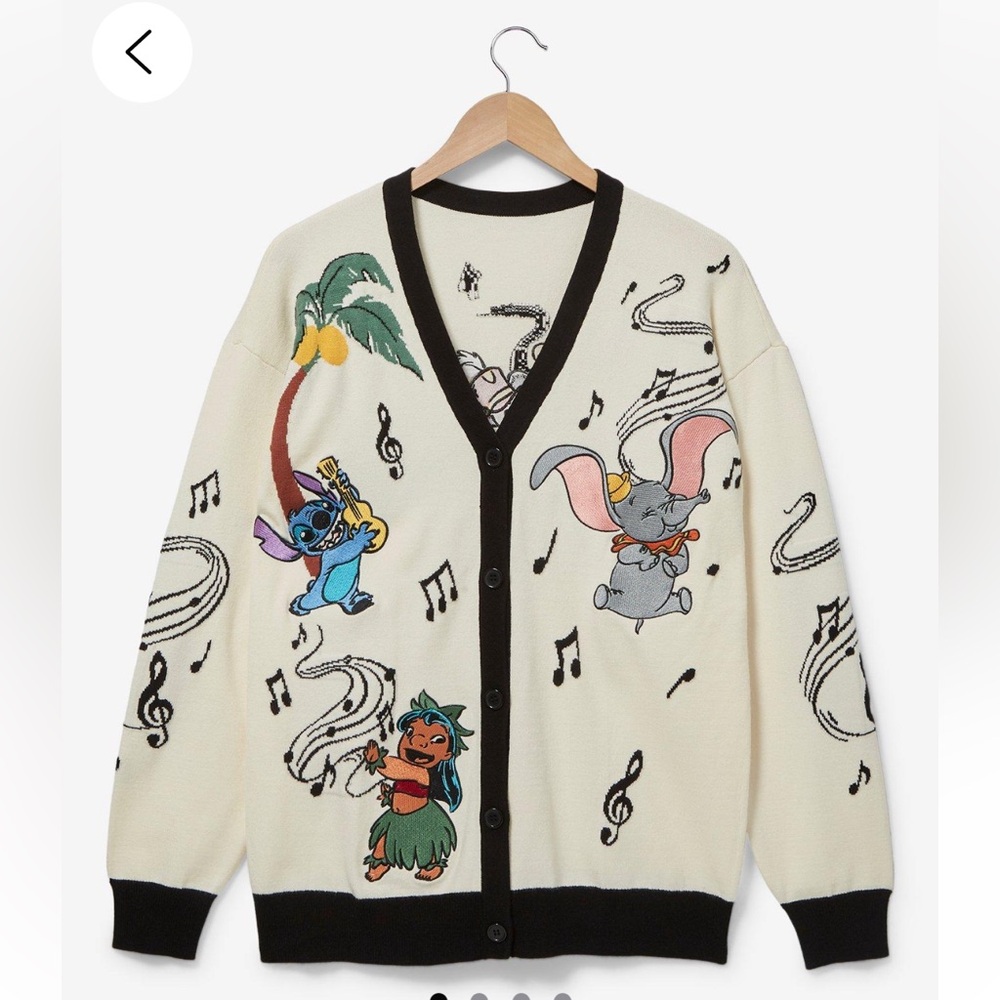 NWT Disney100 Musical Characters Cardigan BoxLunch